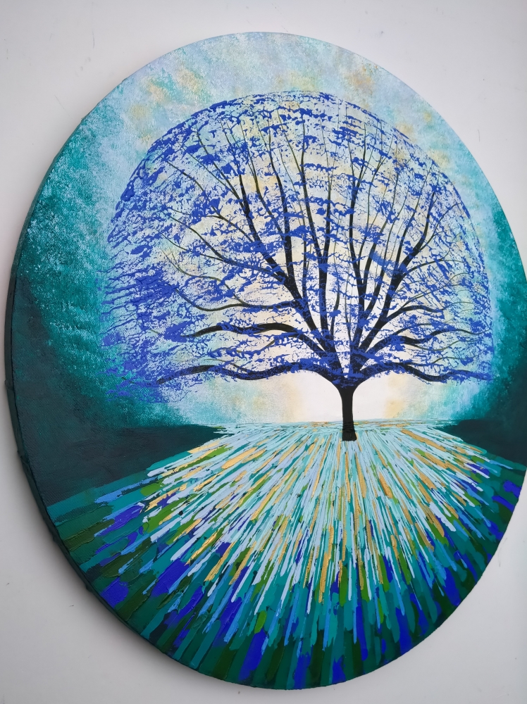 Shimmering Tree of Light