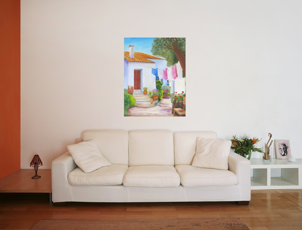 Laundry Day in Tuscany