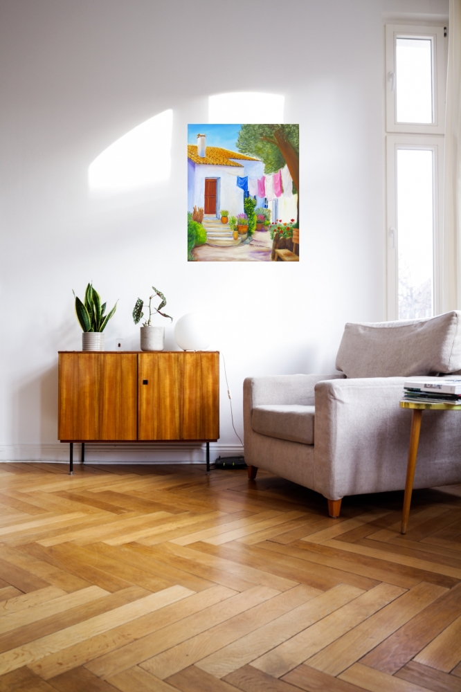 Laundry Day in Tuscany