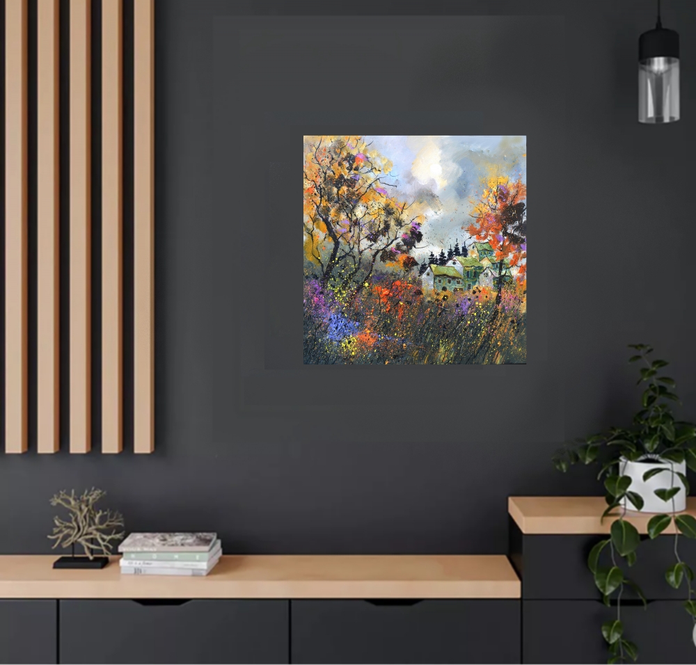 Lost houses in autumn