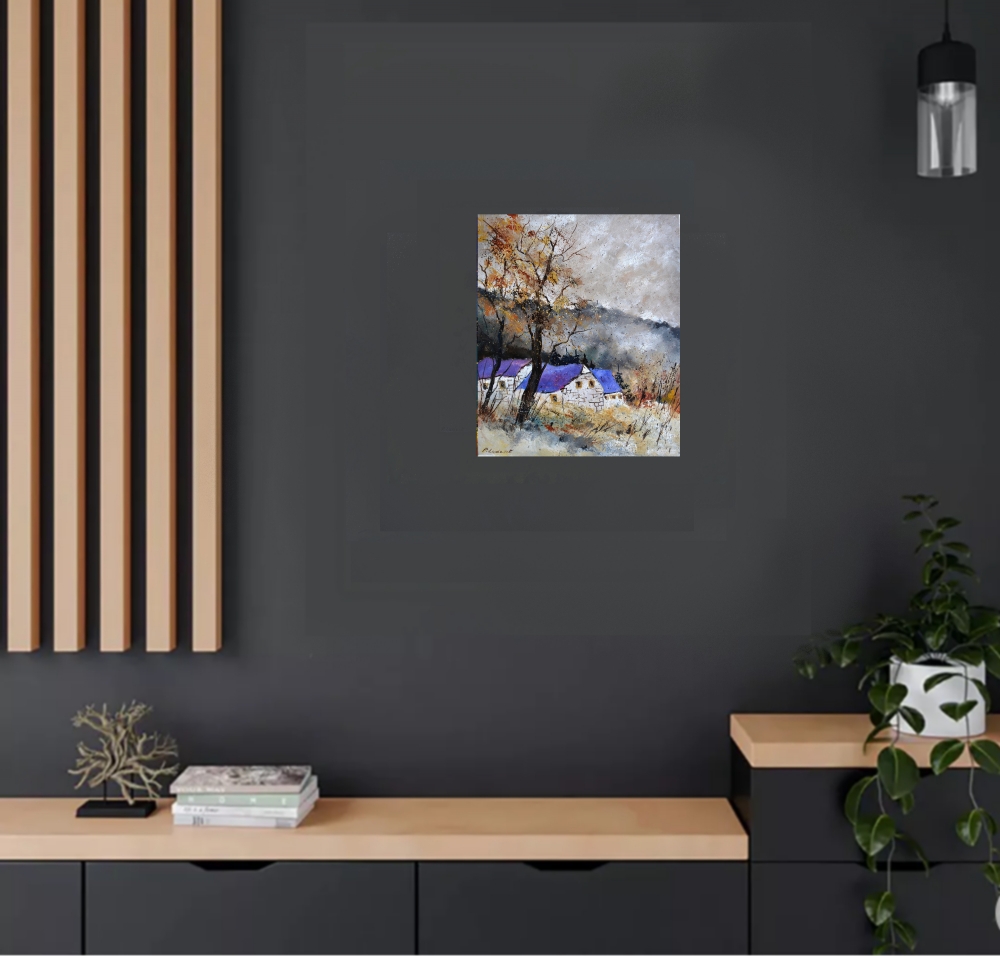 Village in the snow 5626