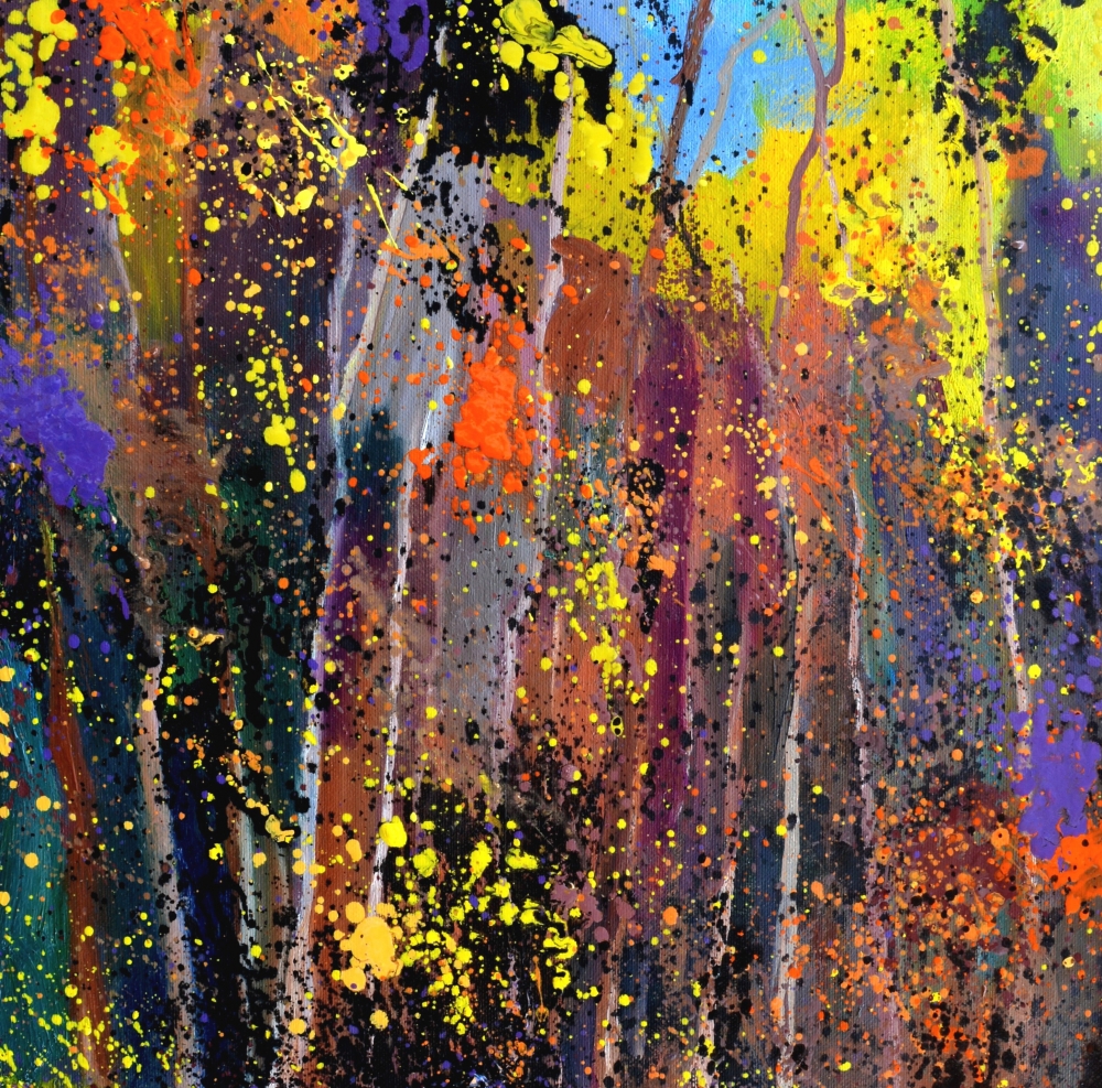 Dancing autumn leaves 