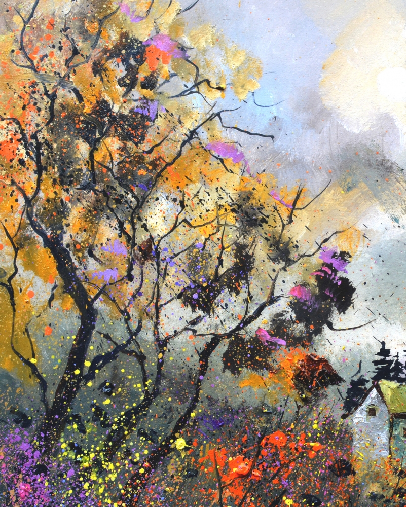 Lost houses in autumn