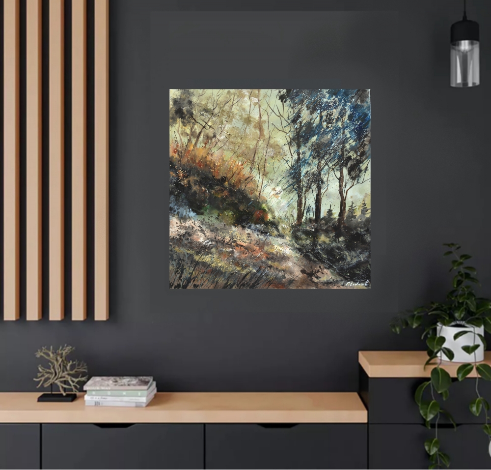 Winter light in the wood 