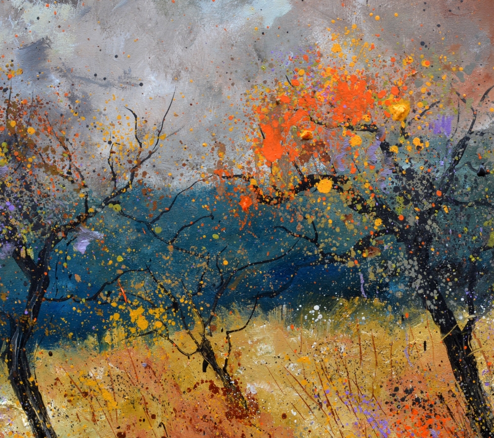 Orchard in autumn 