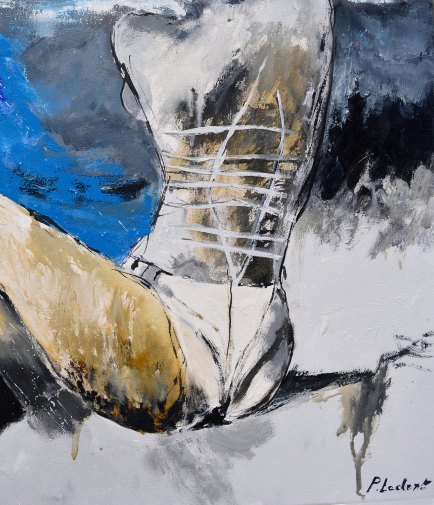 An anchor and a dreaming girl 