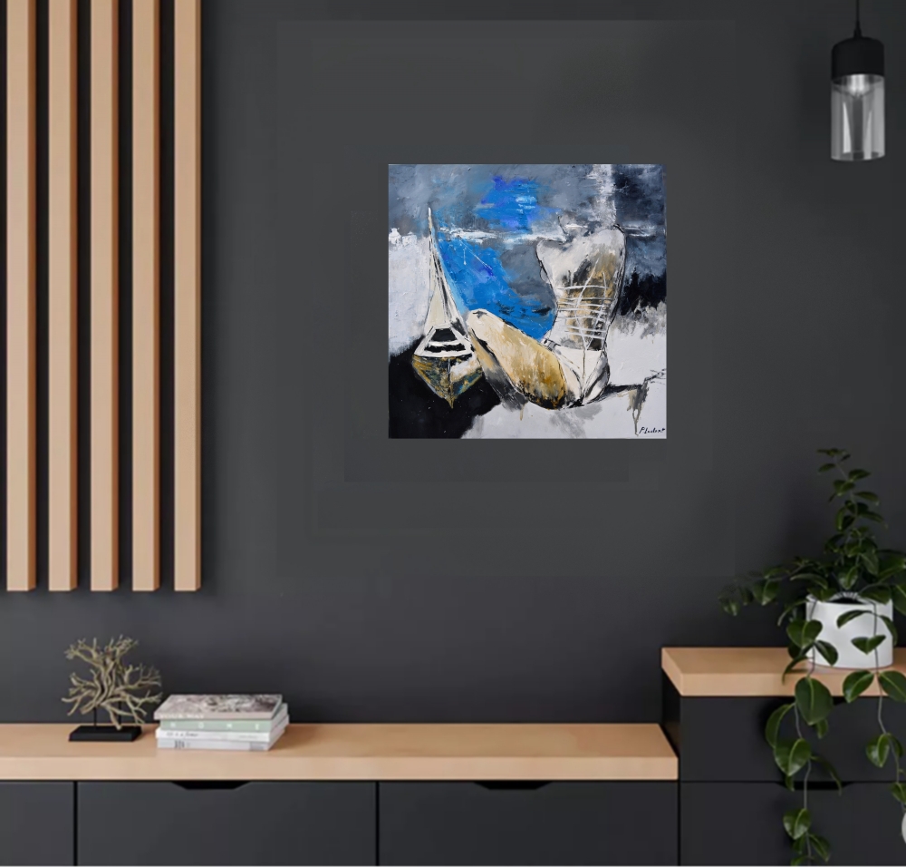 An anchor and a dreaming girl 