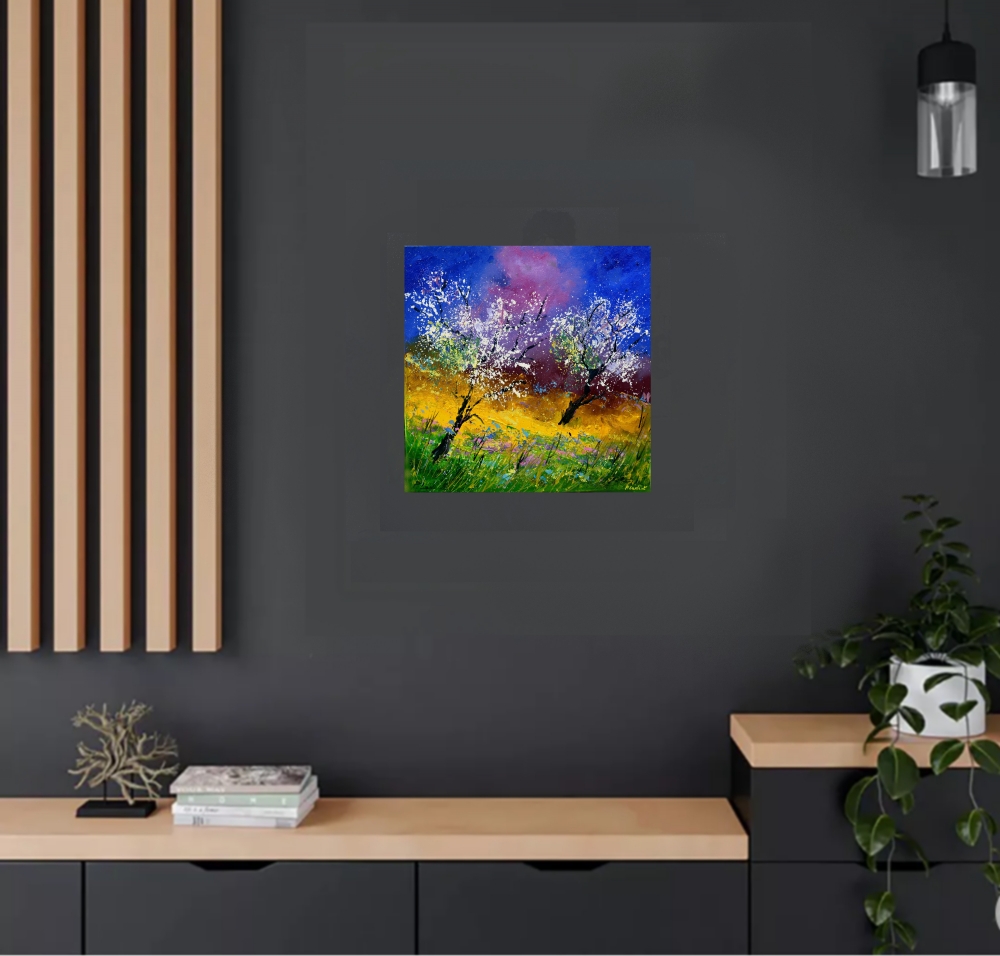 Two Appletrees in Spring 