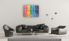 Pride symbols messges, abstract, acrylic on canvas, 36X42 inch, SKU 1022 