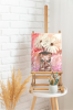 Floral Torso Boob Vase Canvas Painting