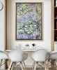 Blue Silence in Bloom Original Oil Painting on Canvas