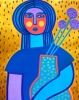Woman with a Vase of Flowers