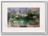Floating Silence – Soft Pastel Lily Pond Painting