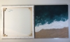 \"Coastal Serenity Diptych\"