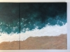 \"Coastal Serenity Diptych\"