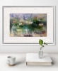 Floating Silence – Soft Pastel Lily Pond Painting