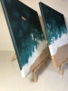 \"Coastal Serenity Diptych\"