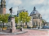 City Hall Scene, Cardiff