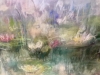 Floating Silence – Soft Pastel Lily Pond Painting