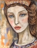 Seraphine Stillness – Original Soft Pastel Portrait