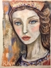 Seraphine Stillness – Original Soft Pastel Portrait