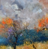 Orchard in autumn 