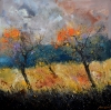 Orchard in autumn 