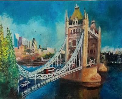 Tower Bridge and the City of London