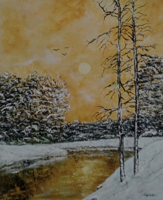 Serene Snowfall