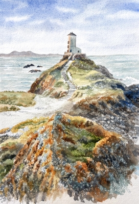 The Llanddwyn Lighthouse