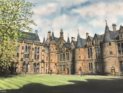 Summers Day at Glasgows Old University