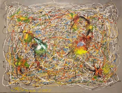 Melancholy, Acrylic on canvas, 30x40 inch, SKU-1185 