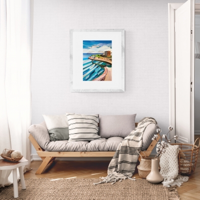 Minnis Bay | Kent Coast | Original Magazine Collage