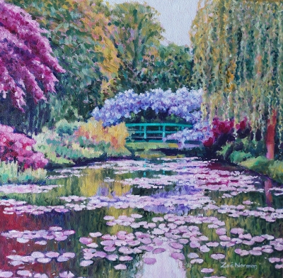 Monet's Bridge and Reflections