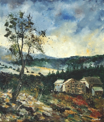 Belgian Ardennes landscape 