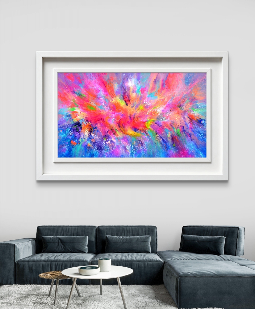 Flowing Energy 61 - Large Colorful Abstract