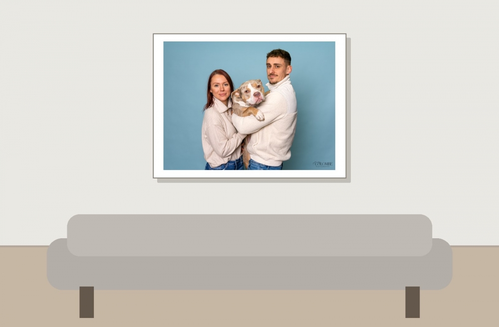 Emeline, François & Tokyo X Colombe Photographie — 40 × 30 cm