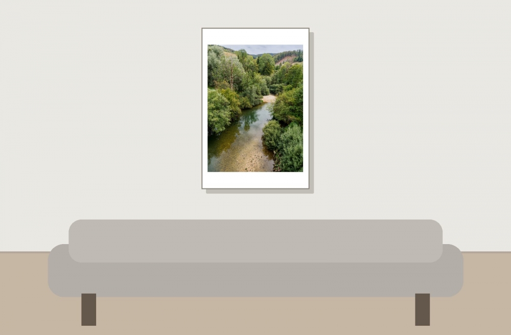 Les Planches En Montagne — 40 × 60 cm