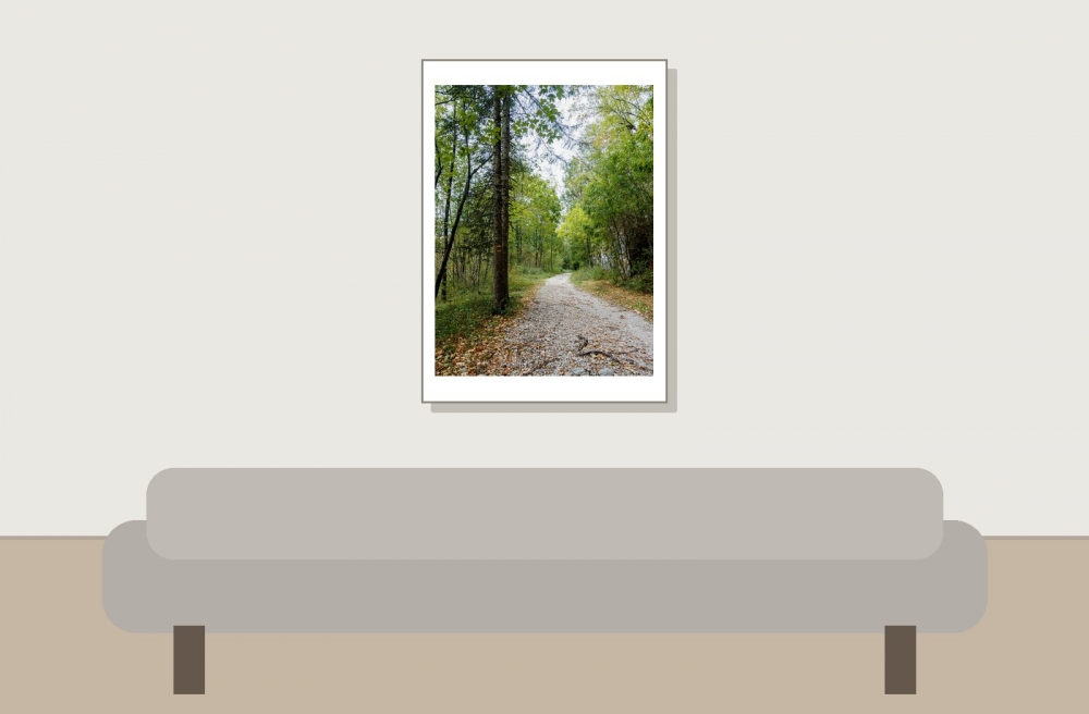 Les Planches En Montagne — 50 × 70 cm