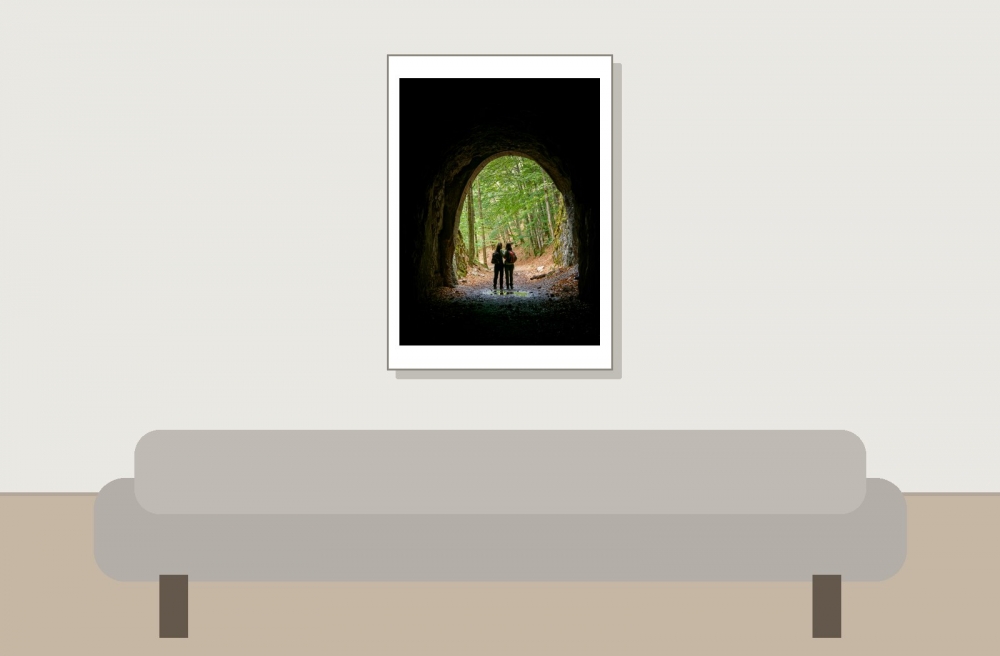 Famille — Les Planches-en-Montagne — 50 × 70 cm