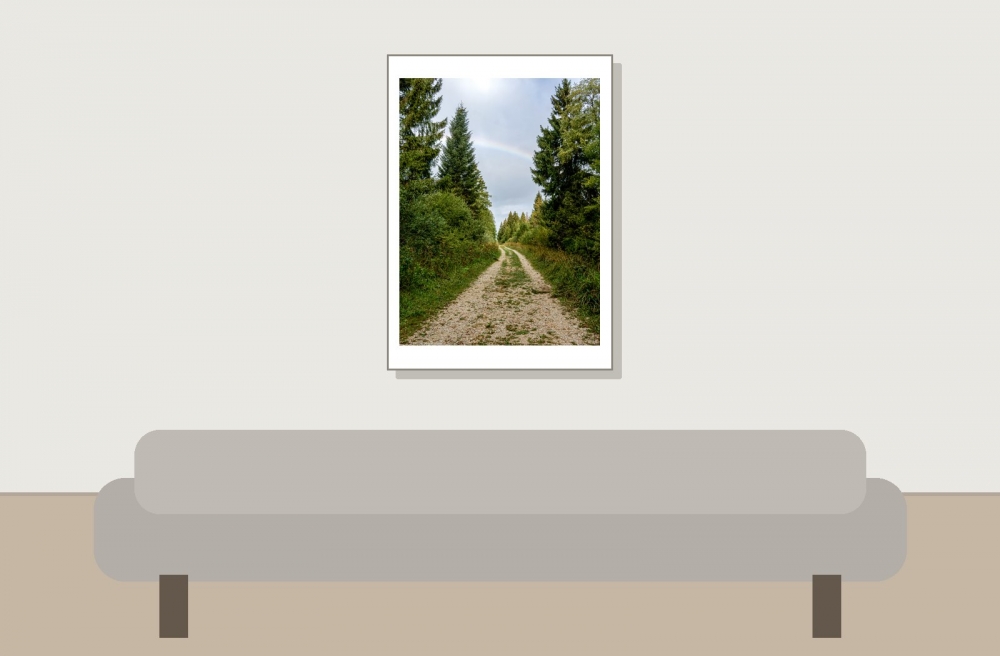 Landscape of Frasne — 50 × 70 cm