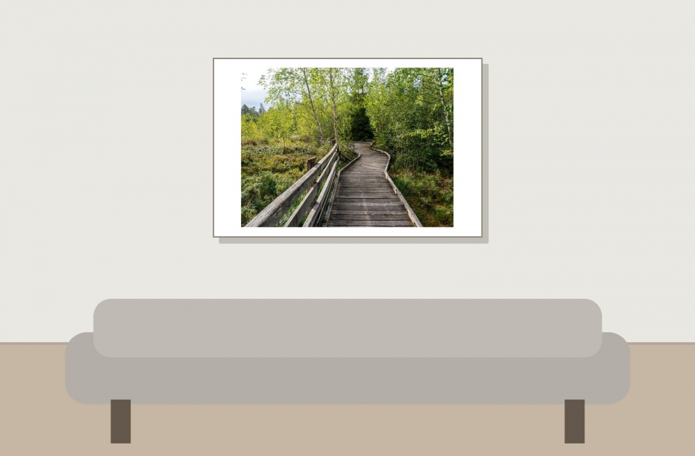 Landscape of Frasne — 60 × 40 cm