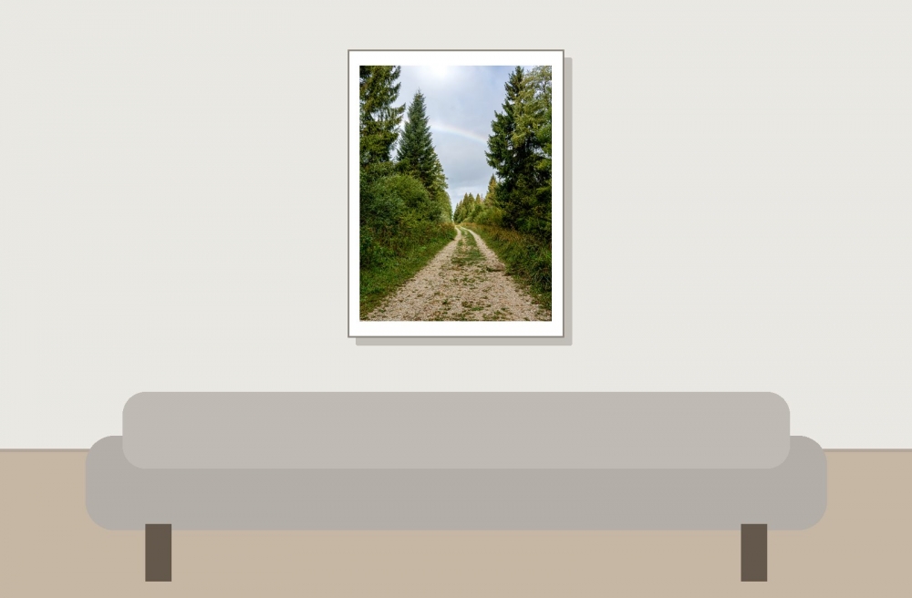 Landscape of Frasne — 30 × 40 cm