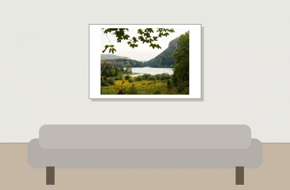 Le Grand Maclu — La Chaux-du-Dombief — 60 × 40 cm