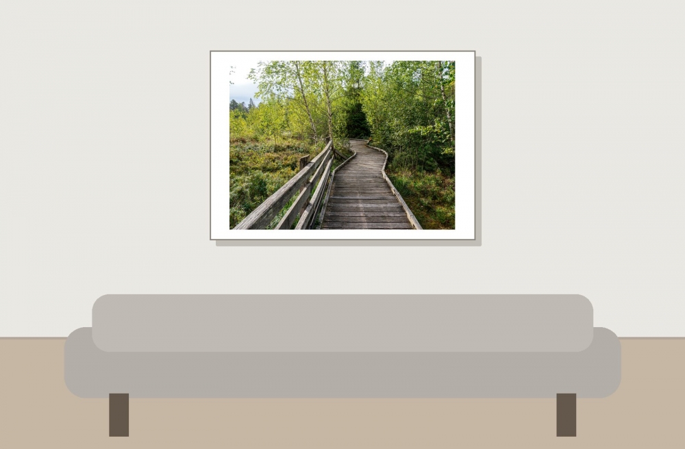 Landscape of Frasne — 70 × 50 cm