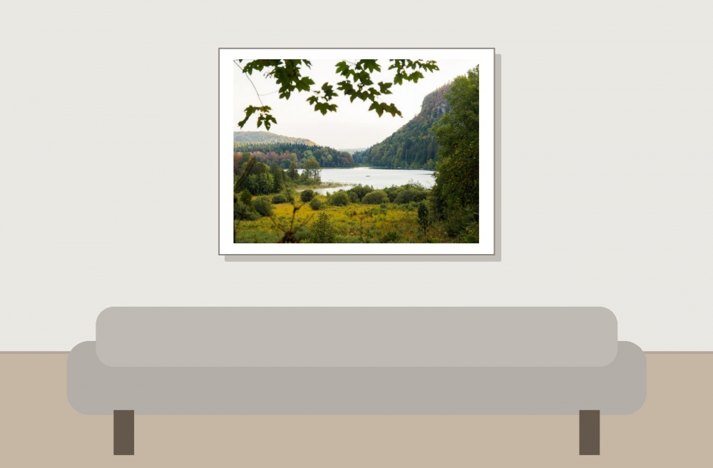 Le Grand Maclu — La Chaux-du-Dombief — 40 × 30 cm