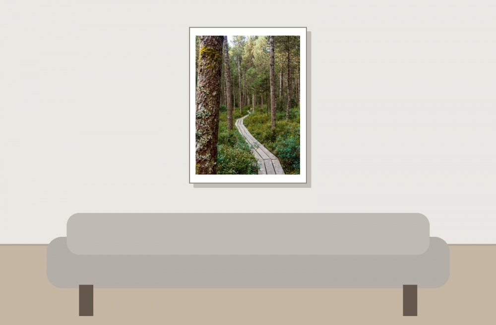 Landscape of Frasne — 30 × 40 cm