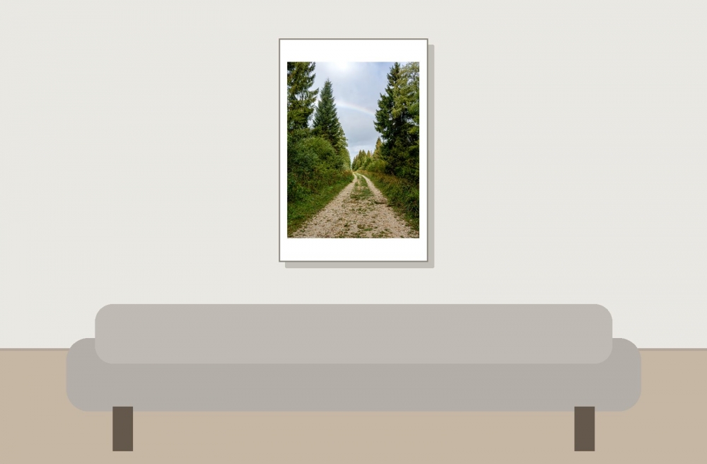 Landscape of Frasne — 40 × 60 cm