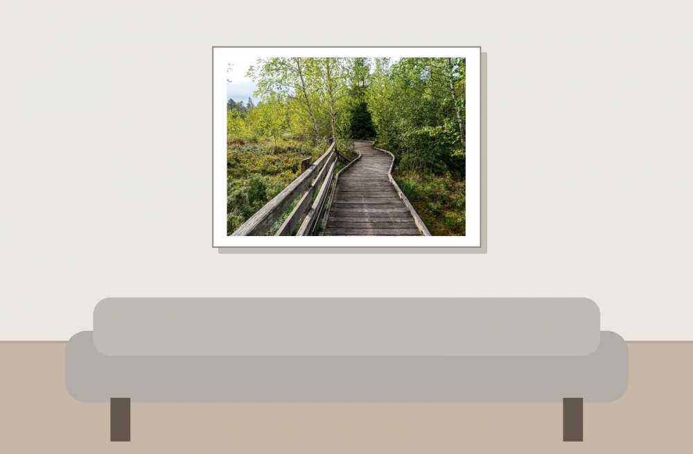 Landscape of Frasne — 40 × 30 cm