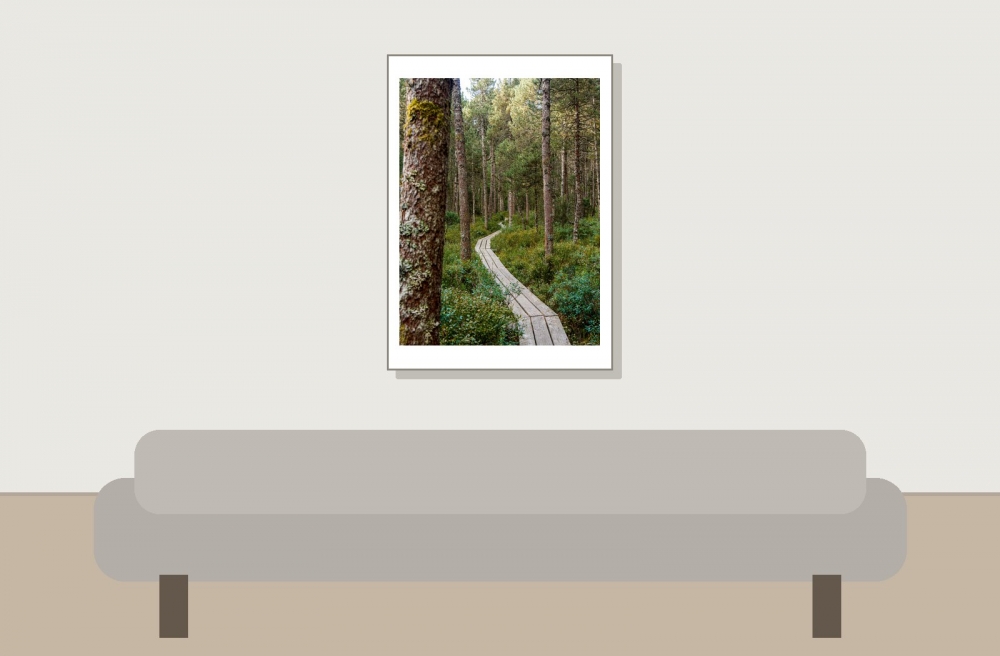 Landscape of Frasne — 50 × 70 cm